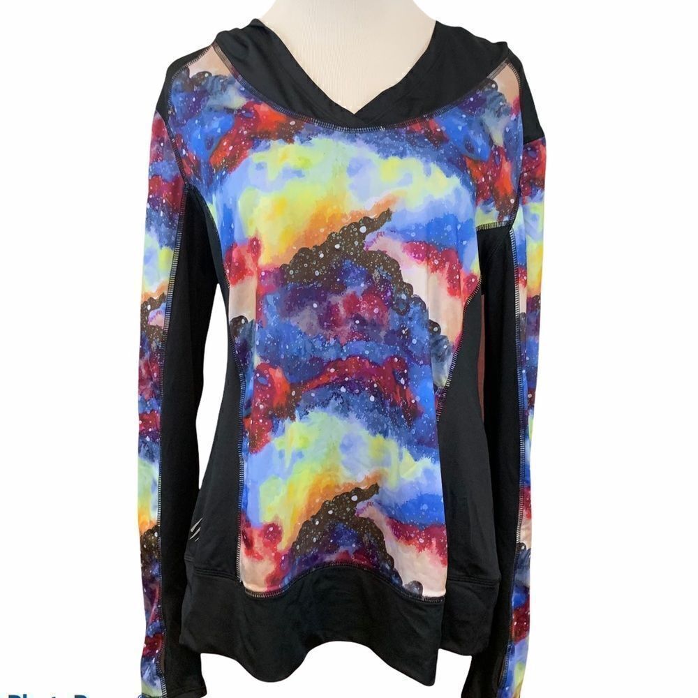 Cover girl active galaxy lightweight hooded shirt